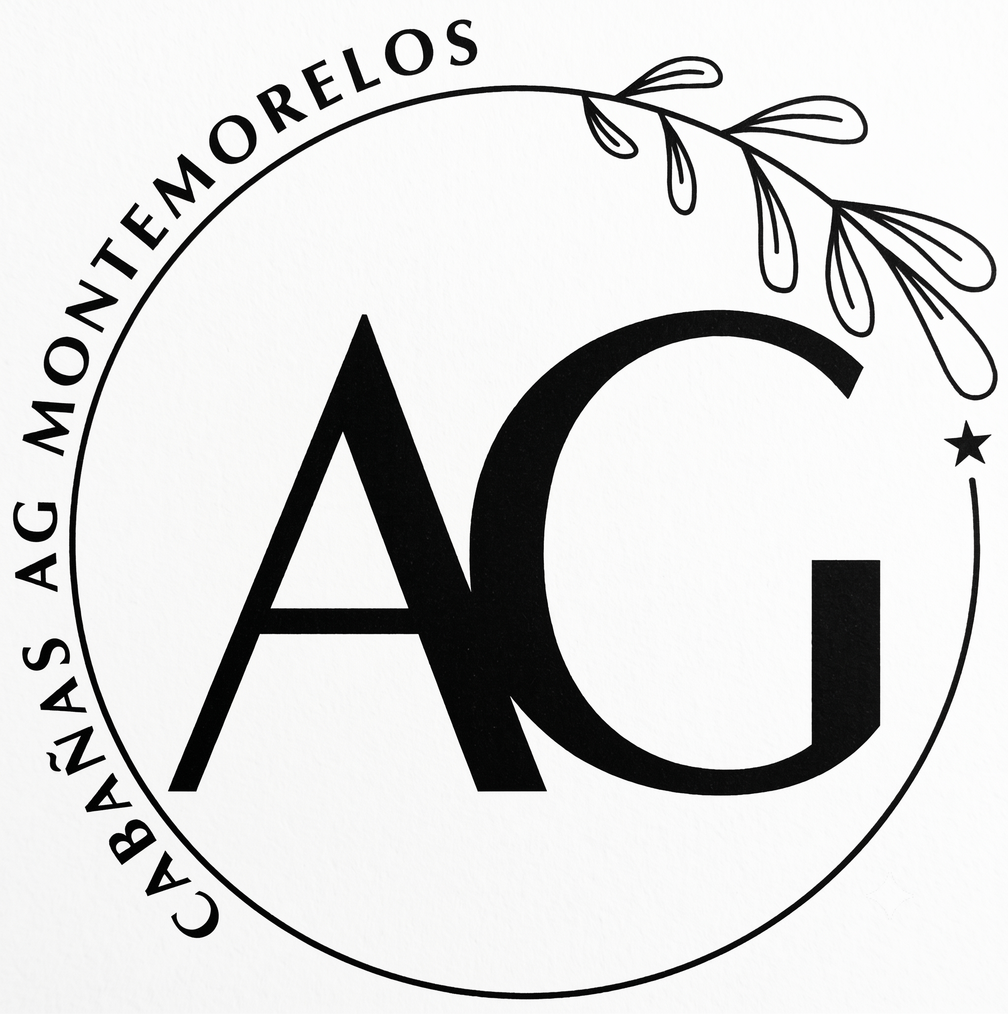 logo de cabañas AG Montemorelos fondo blanco