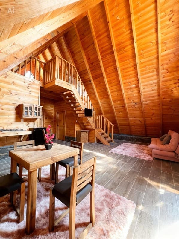 Interior de Cabaña Alpina AG